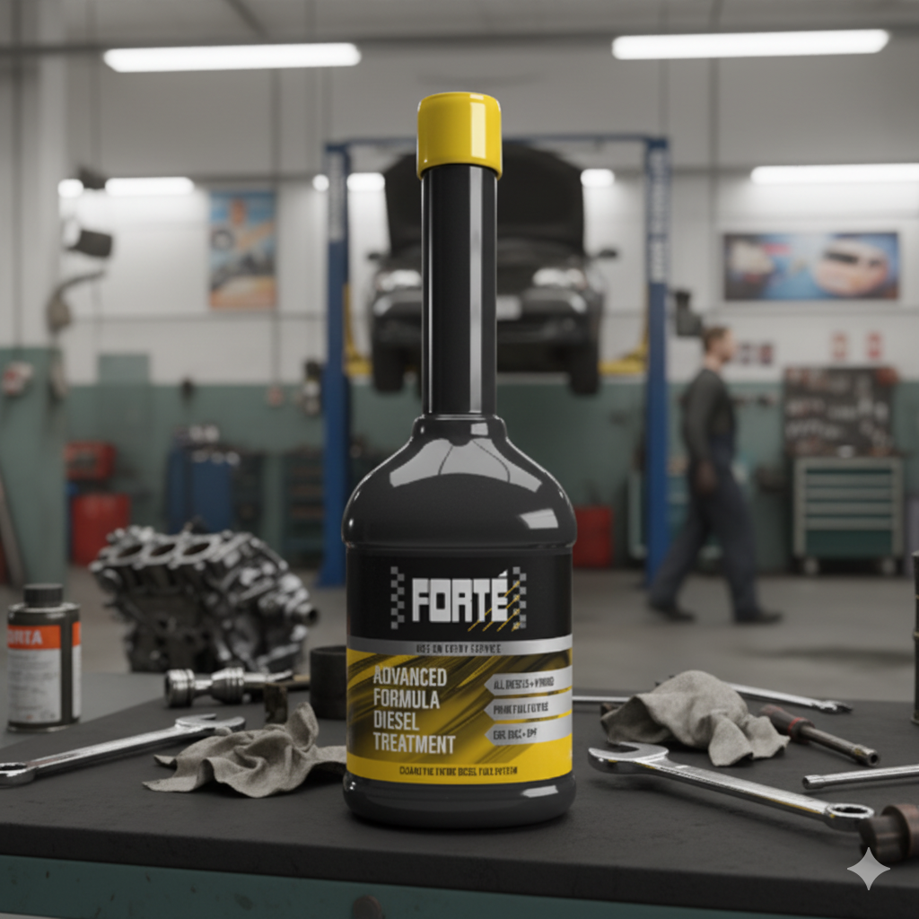 Aditivo diésel limpiador, Advanced Formula Diesel Treatment, limpieza inyectores Common Rail, reducir humo negro diésel, limpiador turbo geometría variable, aditivo diésel ITV.