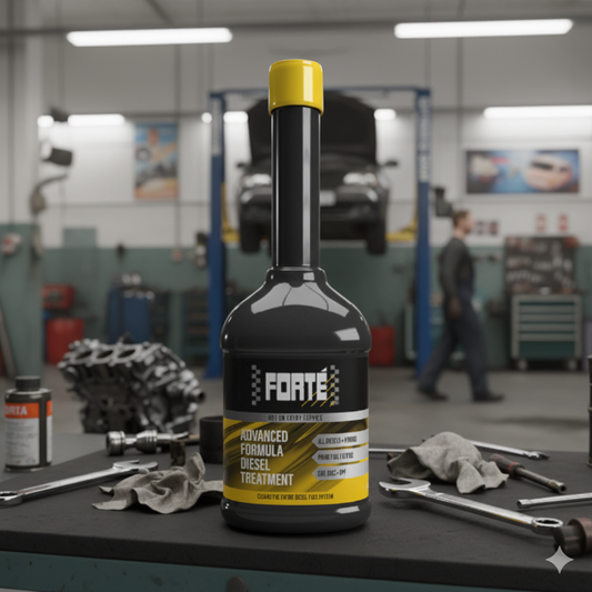 Aditivo diésel limpiador, Advanced Formula Diesel Treatment, limpieza inyectores Common Rail, reducir humo negro diésel, limpiador turbo geometría variable, aditivo diésel ITV.
