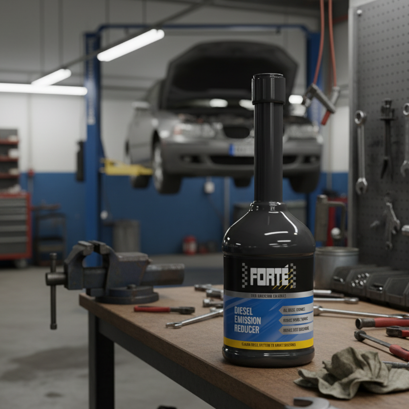 Reductor de emisiones diésel ITV, aditivo para pasar la ITV, Forté Diesel Emission Reducer, eliminar humo negro diésel, limpiador cámara combustión diésel, aditivo pre-ITV, Forté