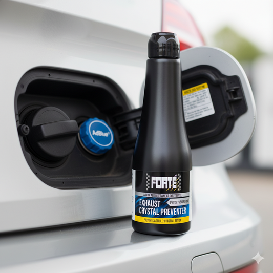 Aditivo anticristalización AdBlue, Exhaust Crystal Preventer, protector sistema SCR, limpiador inyector AdBlue, Forté, Grupo ASQ, cristalización urea.