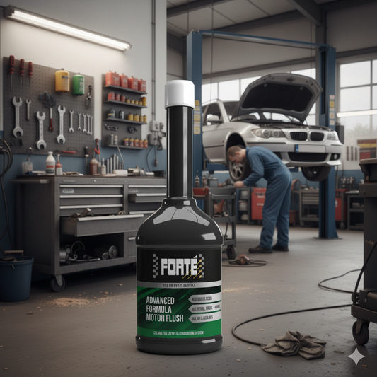  Limpiador interno de motor, motor flush nueva generación, compatible correa bañada en aceite, limpieza motor DPF SCR, aditivo limpieza carter Forté, protección anti-desgaste motor, Forté 