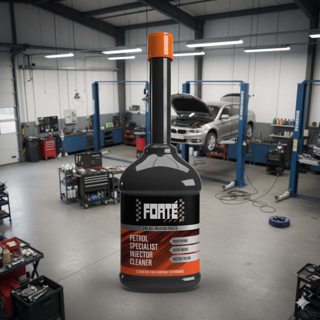 Limpiador de inyectores gasolina especialista, prevenir fenómeno LSPI, Forté Petrol Specialist Injector Cleaner, eliminar depósitos lacas inyectores, restaurar inyección eficiente gasolina, aditivo anti-LSPI, Forté