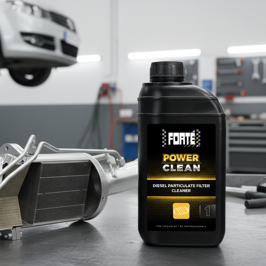 Limpiador filtro de partículas diésel DPF, desobstruir DPF, limpiador FAP profesional, eliminar hollín DPF bloqueado, Forté Diesel Particulate Filter Cleaner, tratamiento limpieza DPF dos pasos, Forté